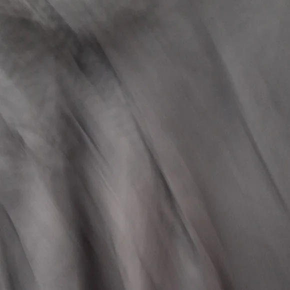 Gray Boxy Blouse with Embellished Short Sleeves - Picture 5 of 5